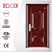 Diseño popular residencial entrada de acero puertas KKD-103 en la puerta de China